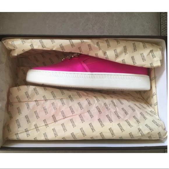 Badgley Mischka Pink Barre Jewelled Sneaker 6.5 - Picture 4 of 5